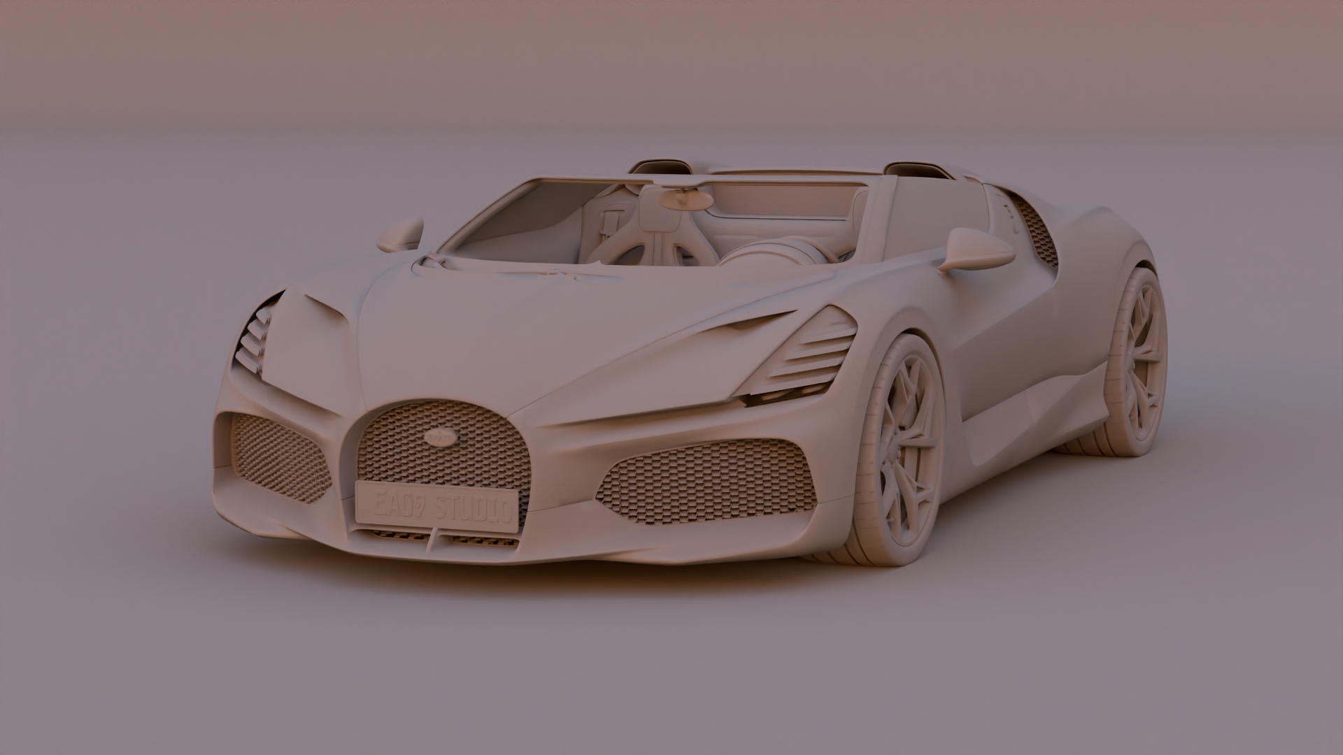 2024 Bugatti W16 Mistral by EA09studio 3DOcean